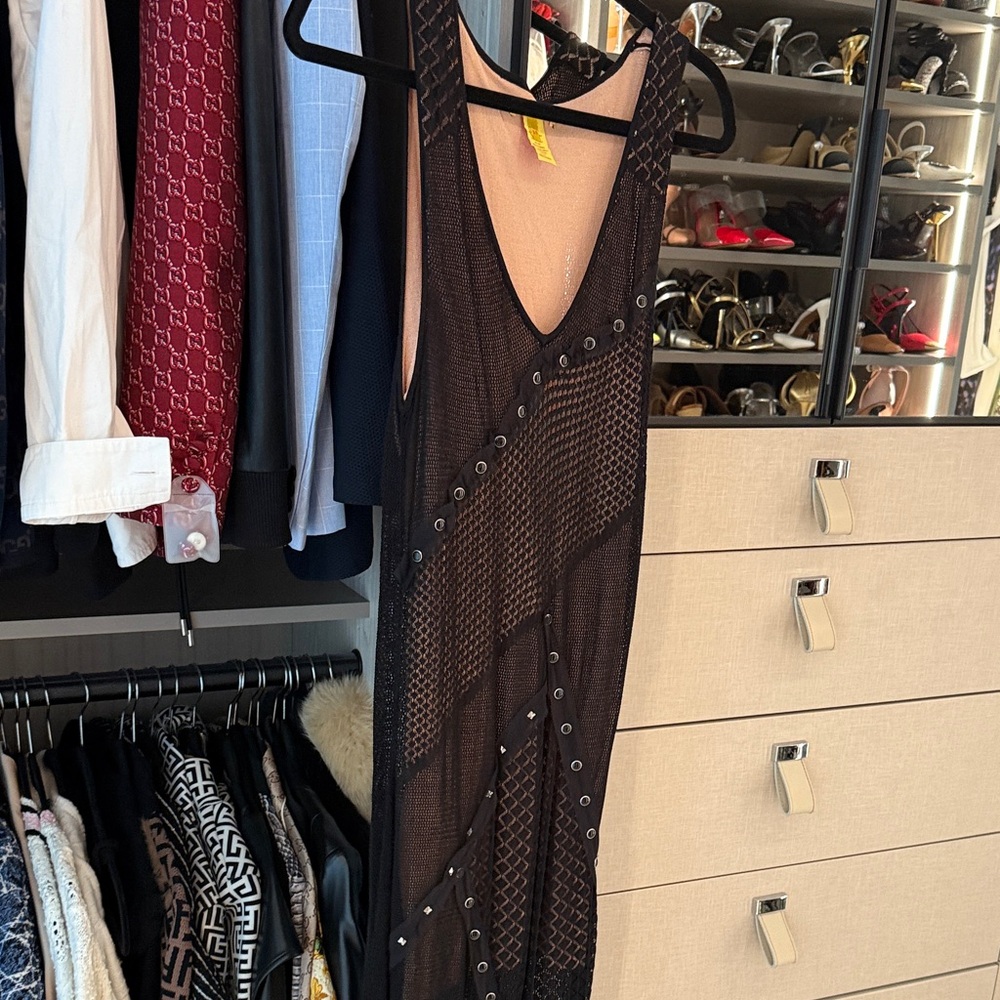 Catherine Malandrino Black Maxi Dress